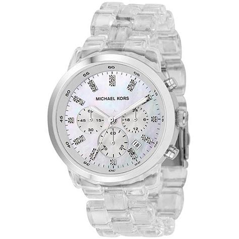 Michael kors mk5235 white silver clear + FREE SHIPPING